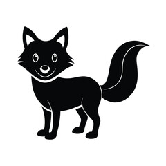 Obraz premium black cat cartoon