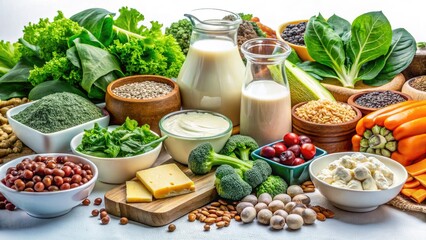 Boost your calcium intake naturally!  Discover nutritious, high-calcium foods for stronger bones and better health.