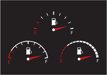 full fuel gauge icon