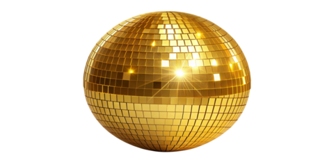 Golden Disco Ball Isolated on Transparent Background – High-Quality Stock Image
Shiny Gold Disco Ball PNG – Perfect for Party and Club Designs