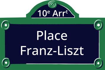 10e Arrt, Elegant Parisian Street Sign