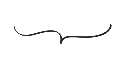 おしゃれでシンプルな手書き風の素材　ふきだし