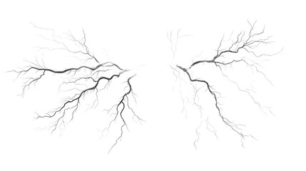 Obraz premium lightning transparent background png