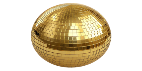 Golden Disco Ball Isolated on Transparent Background – High-Quality Stock Image
Shiny Gold Disco Ball PNG – Perfect for Party and Club Designs