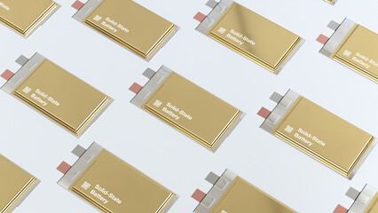 solid state batteries, Next Generation SSB pouch cell solid-state electric vehicle battery, High...