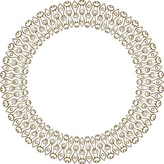 Beautiful flower art and mandala vector design