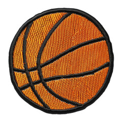 basketball patch badge cut out png on transparent background
