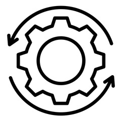 Processing  Icon Element For Design