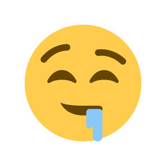 Face Savouring Delicious Food