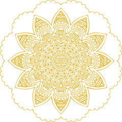 Beautiful flower art and mandala vector design