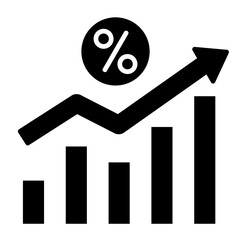 Increase  Icon Element For Design