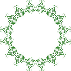 Beautiful flower art and mandala vector design