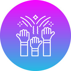 Fototapeta premium Celebration Icon