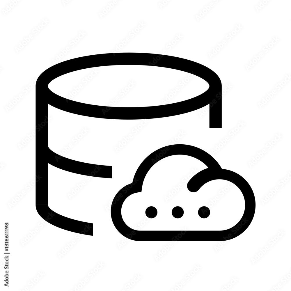 Poster secure cloud data storage, a reliable database solution ensuring safe information preservation with 