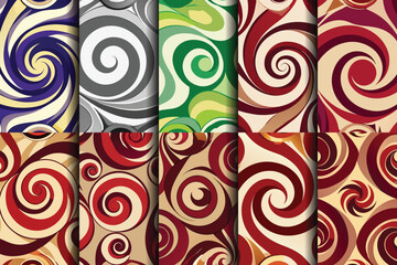 Colorful swirls in varying tones create a vibrant and dynamic visual pattern.