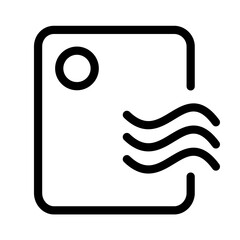 A Nostalgic Postcard Evoking Memories Of Summer Travels And Breezy Coastal Adventures With A Simple Line Art Style And Bold Black Outlines