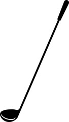 Golf club icon.golf stick for sports apps, websites and design element. Game equipment. Professional sport, classic golf club for official competitions and tournaments. Isolated illustration.