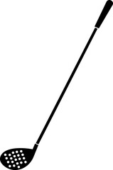 Golf club icon.golf stick for sports apps, websites and design element. Game equipment. Professional sport, classic golf club for official competitions and tournaments. Isolated illustration.