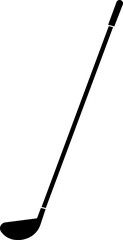 Golf club icon.golf stick for sports apps, websites and design element. Game equipment. Professional sport, classic golf club for official competitions and tournaments. Isolated illustration.