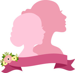 International Women's Day Silhouette Banner