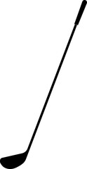 Golf club icon.golf stick for sports apps, websites and design element. Game equipment. Professional sport, classic golf club for official competitions and tournaments. Isolated illustration.