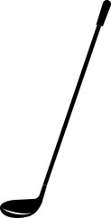 Golf club icon.golf stick for sports apps, websites and design element. Game equipment. Professional sport, classic golf club for official competitions and tournaments. Isolated illustration.