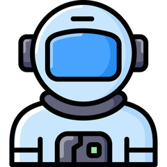 Naklejka premium astronout avatar icon