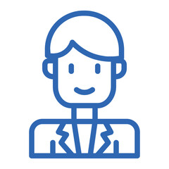 Obraz premium laboratory staff color icon