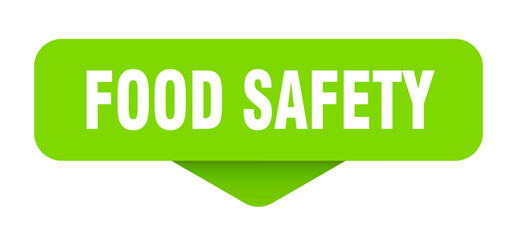 food safety sticker. food safety sign on transparent background