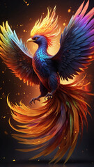 Fototapeta premium bird in the sky