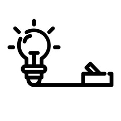 electrical system- on cut line icon