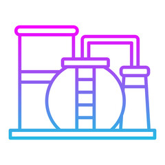 Oil refinery Icon