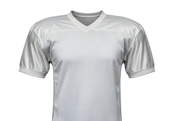 Fototapeta premium Blank White Football Jersey Mockup Ready for Custom Team Graphics