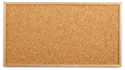 Rustic Corkboard Texture Banner Background:  Warm Brown Natural Cork Surface