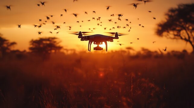 A biodiversity conservation program using drones to track endangered wildlife, Conservation, Advanced and impactful