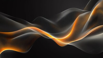 Dynamic Abstract Illustration with Fluid Shapes. Creative and Energetic Design Featuring Smooth and Expressive Forms.