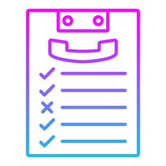 Fototapeta premium List Icon