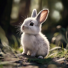 Obraz premium A cutie rabbit