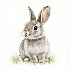 Obraz premium A cutie rabbit