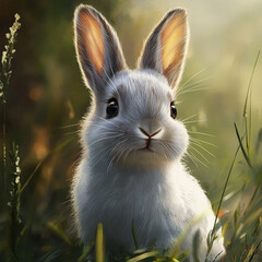Obraz premium A cutie rabbit