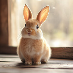 Obraz premium A cutie rabbit