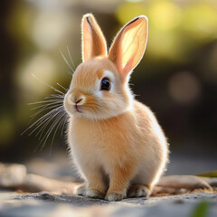 Obraz premium A cutie rabbit