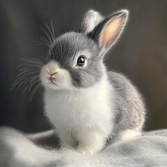 Obraz premium A cutie rabbit