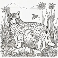 A refined tiger drawing sparking personalized art