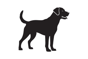 Dog  Silhouette image  