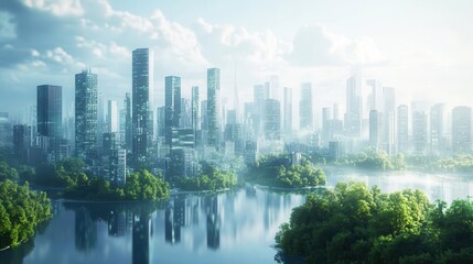 Smart cities using environmental monitoring systems to track air and water quality, Environmental Monitoring, Connected and essential