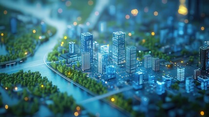 Smart cities using environmental monitoring systems to track air and water quality, Environmental Monitoring, Connected and essential