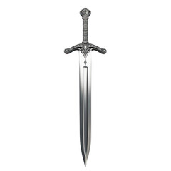 Medieval Sword for Silver, Dark Background.