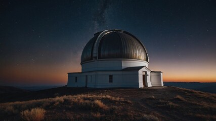 Obraz premium The observatory portal to the galaxies