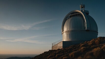 Obraz premium A journey into the stars at the observatory